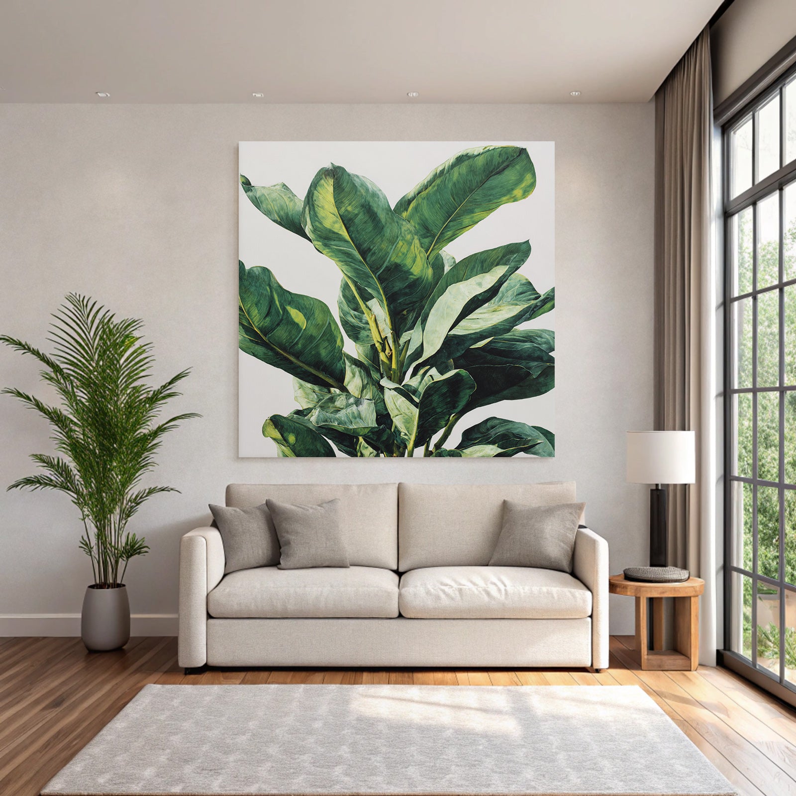 Tropics and Jungle Green Leaves Tropical Plant