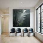 Tropics And Jungle Lush Dense Forest With Mystical Fog And Light Play Germany