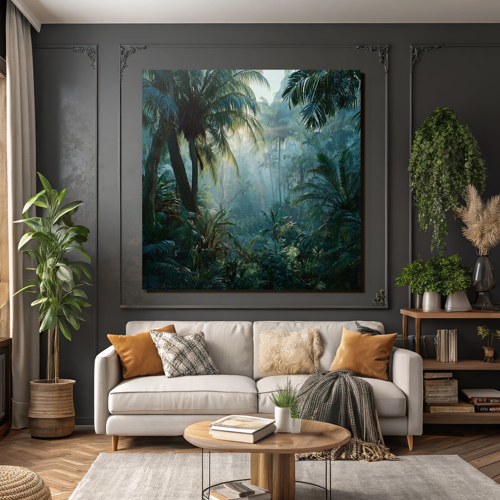 Tropics and Jungle Lush Dense Jungle or Rainforest Scene