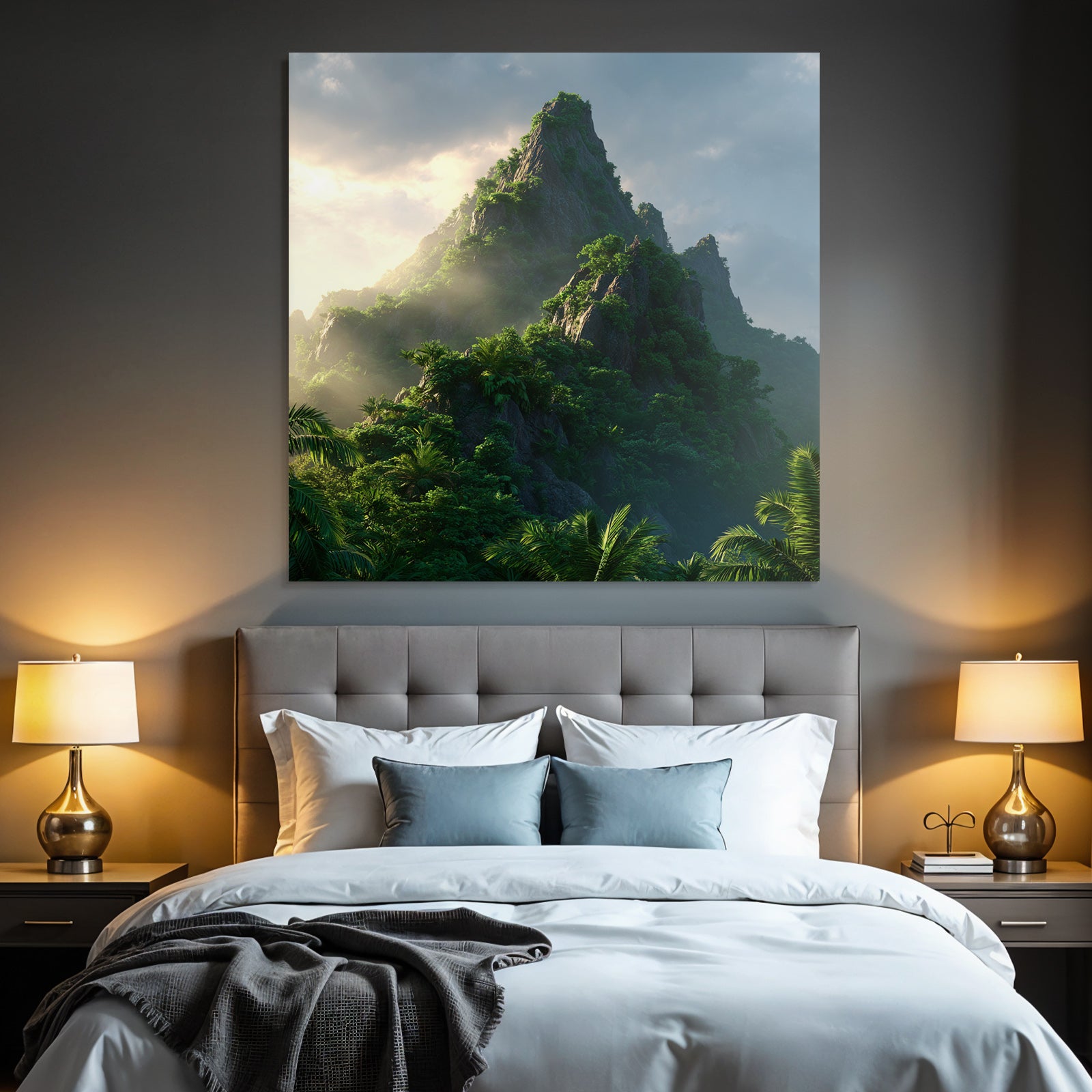 Tropics and Jungle Lush Mountainous Landscape Dawn Dusk Tropical Subtropical