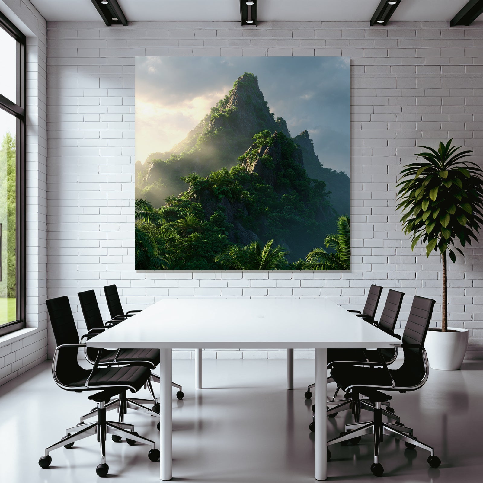 Tropics and Jungle Lush Mountainous Landscape Dawn Dusk Tropical Subtropical