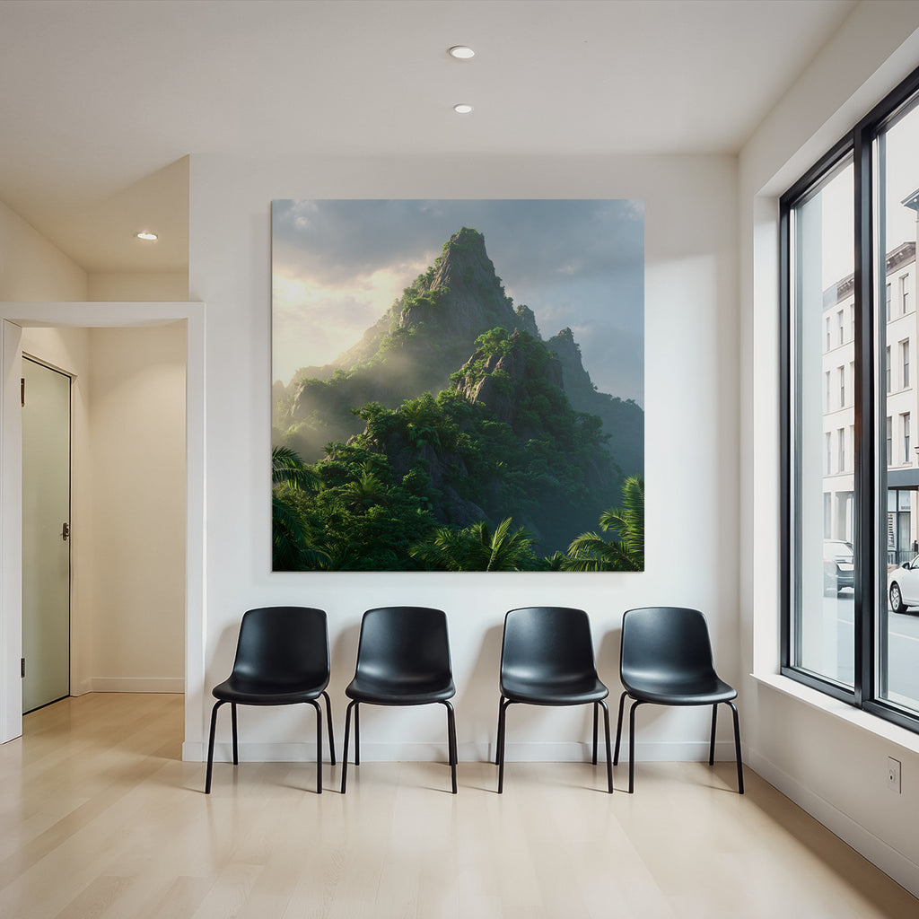 Tropics and Jungle Lush Mountainous Landscape Dawn Dusk Tropical Subtropical