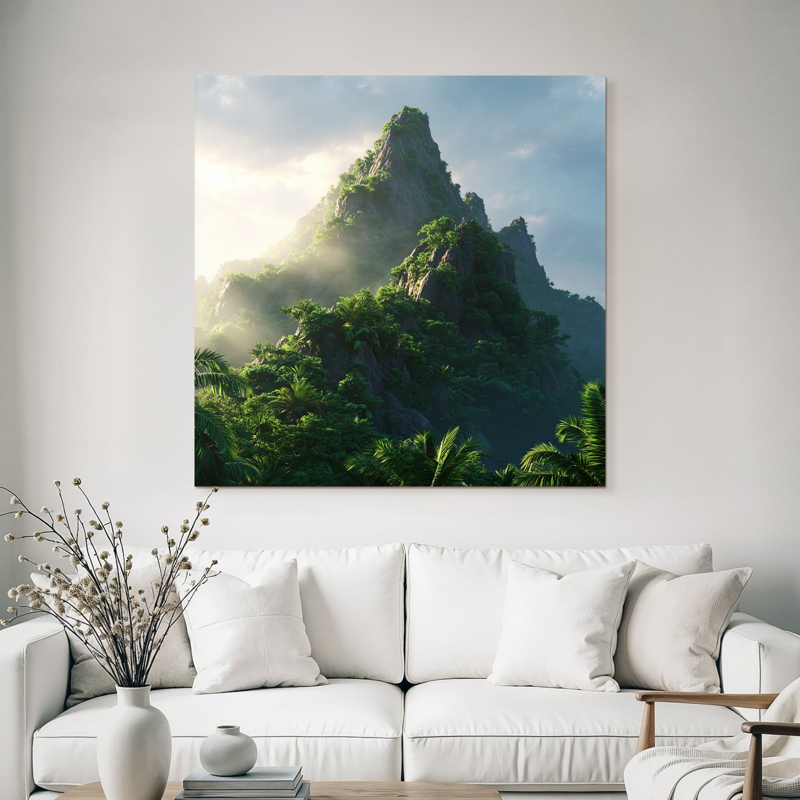 Tropics and Jungle Lush Mountainous Landscape Dawn Dusk Tropical Subtropical