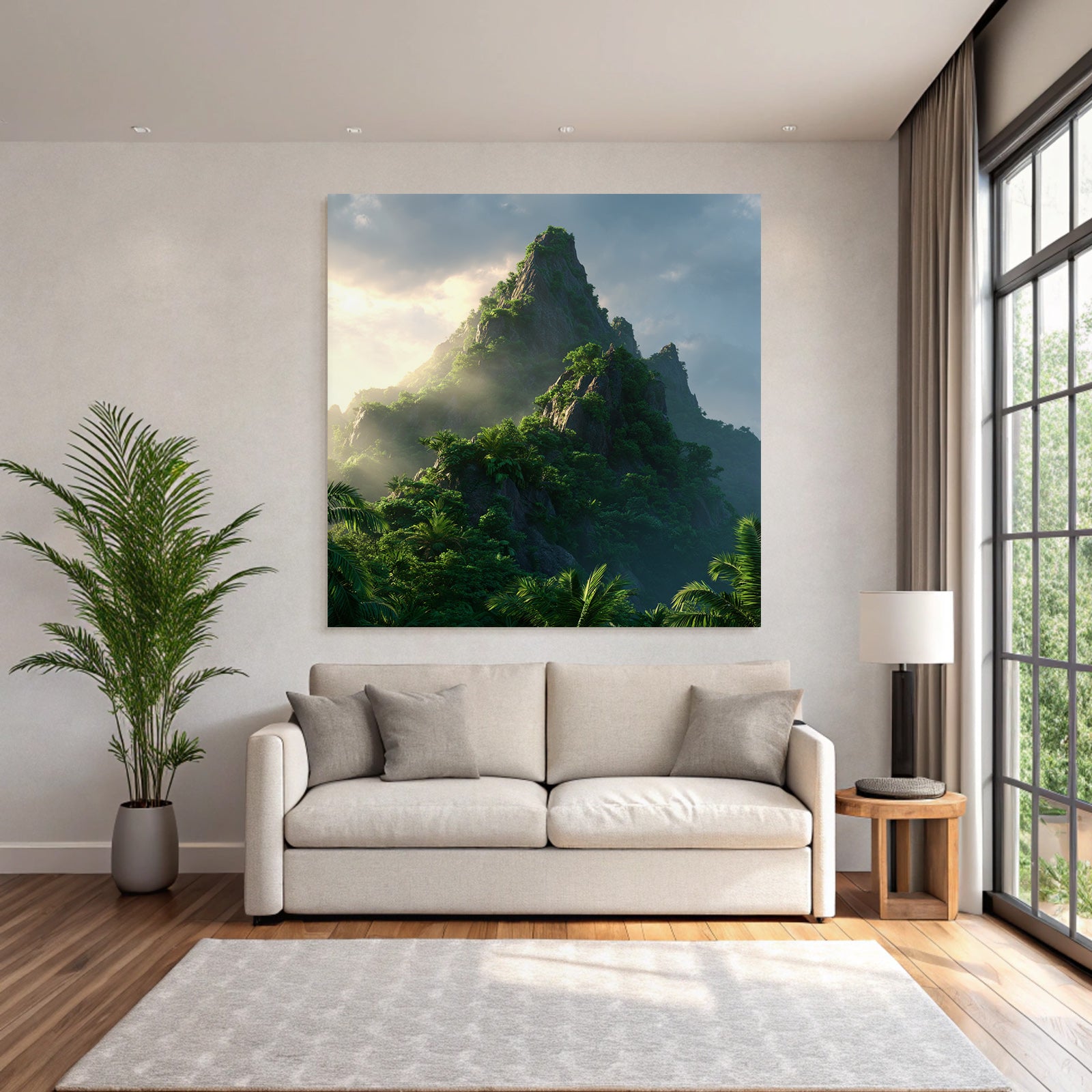 Tropics and Jungle Lush Mountainous Landscape Dawn Dusk Tropical Subtropical