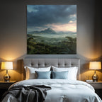 Tropics and Jungle Lush Mountains Tropical Region Green Hills Dramatic Sky