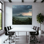 Tropics and Jungle Lush Mountains Tropical Region Green Hills Dramatic Sky