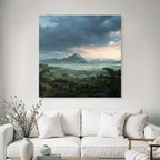 Tropics and Jungle Lush Mountains Tropical Region Green Hills Dramatic Sky