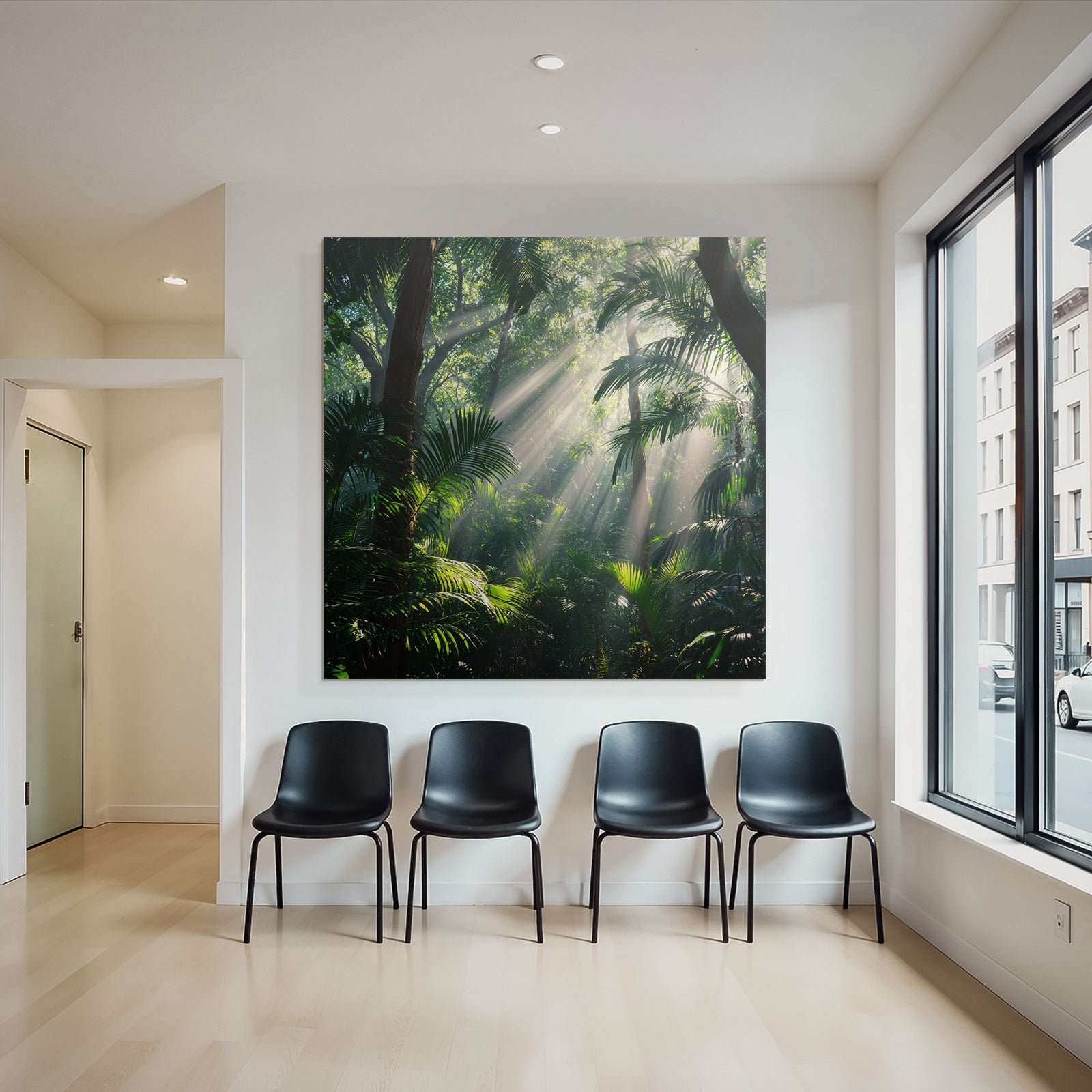 Tropics and Jungle Lush rainforest scenes with sunshine and dense vegetation