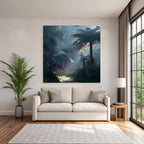 Tropics and Jungle Tranquil Forest Scene Tropical Subtropical Morning Sun