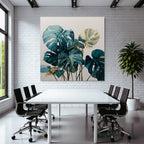 Tropics and Jungle Tropical Leaves Monstera Botanical Illustration