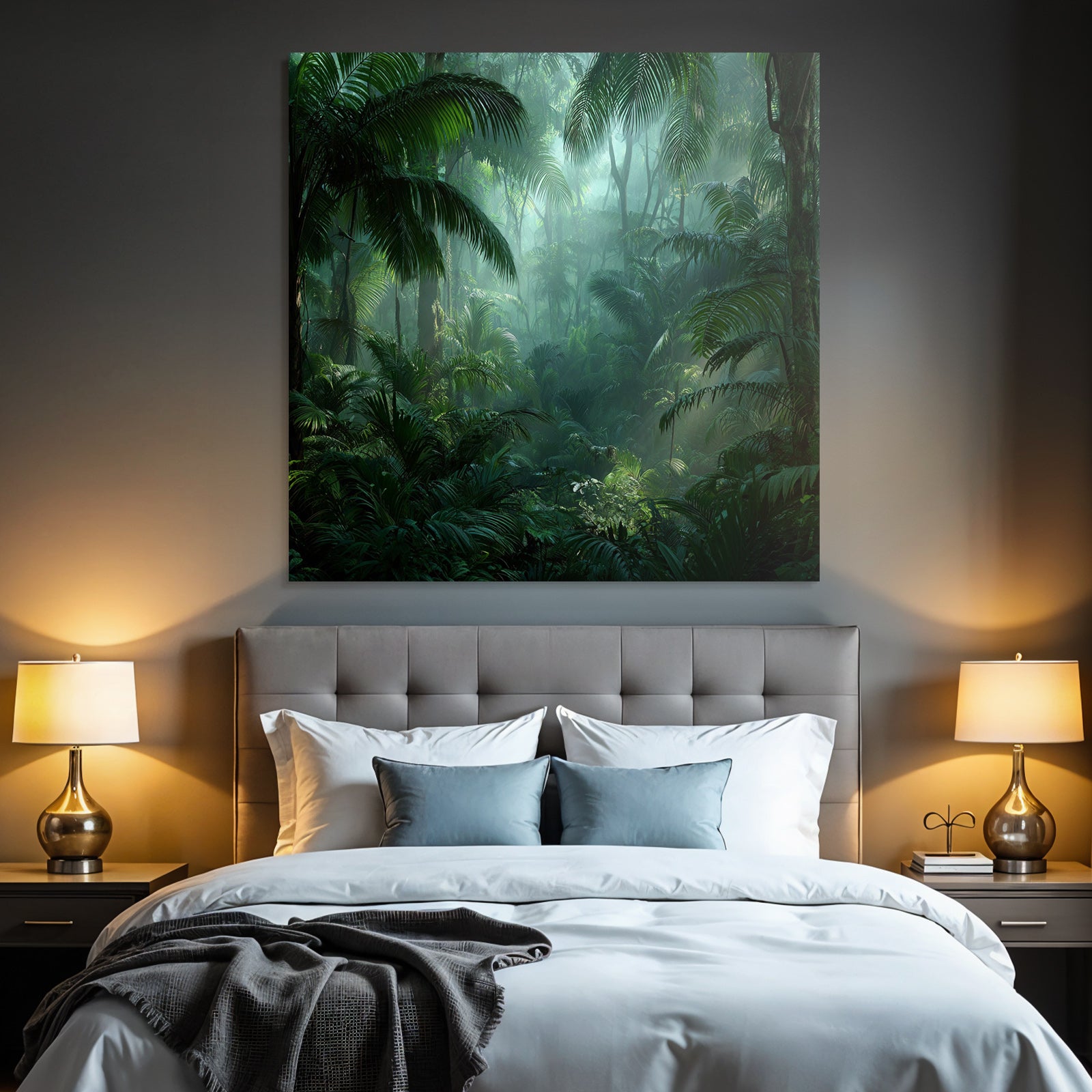Tropics and Jungle Tropical Rainforest with Mist and Lots of Fauna and Flora