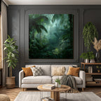 Tropics and Jungle Tropical Rainforest with Mist and Lots of Fauna and Flora