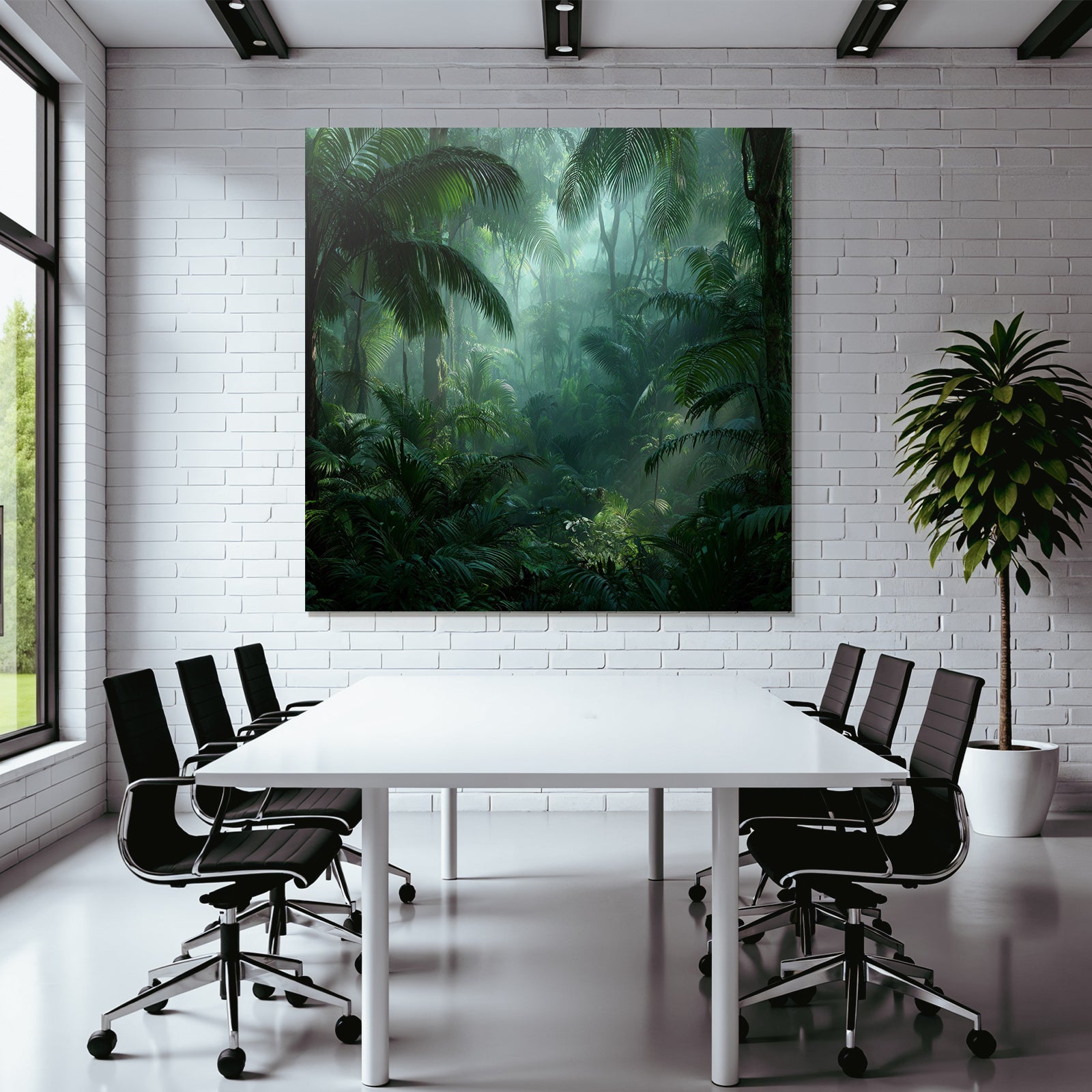 Tropics and Jungle Tropical Rainforest with Mist and Lots of Fauna and Flora