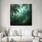 Tropics and Jungle Tropical Rainforest with Mist and Lots of Fauna and Flora