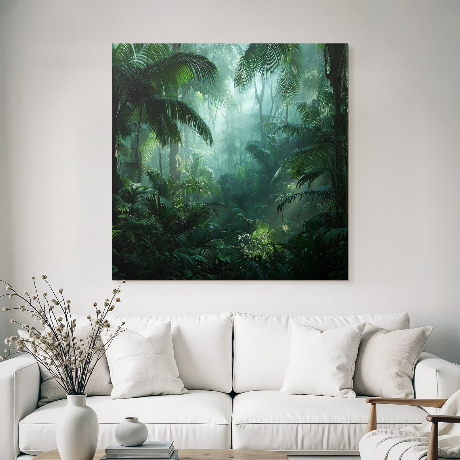 Tropics and Jungle Tropical Rainforest with Mist and Lots of Fauna and Flora
