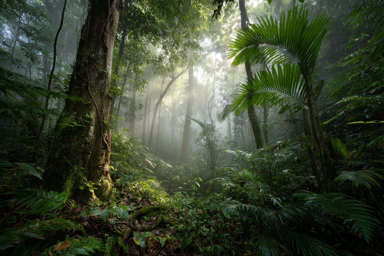 Tropen Und Dschungel Tropischer Regenwald Misty Szenen Tranquility | Tropen und Dschungel | Landschaften