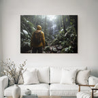Tropics and Jungle Tropical Forest Adventure with Waterfall in Nature