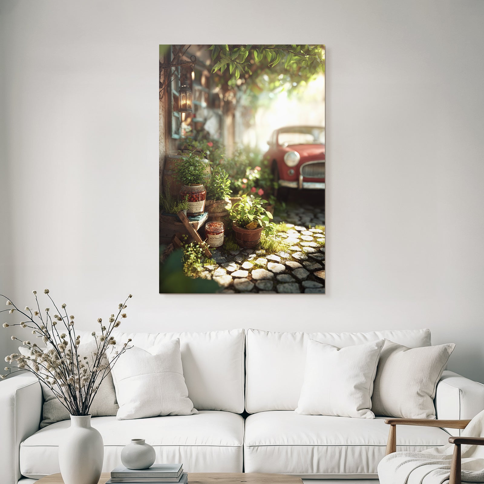 Forests and meadows Charming garden scenes Rustic objects with warm light