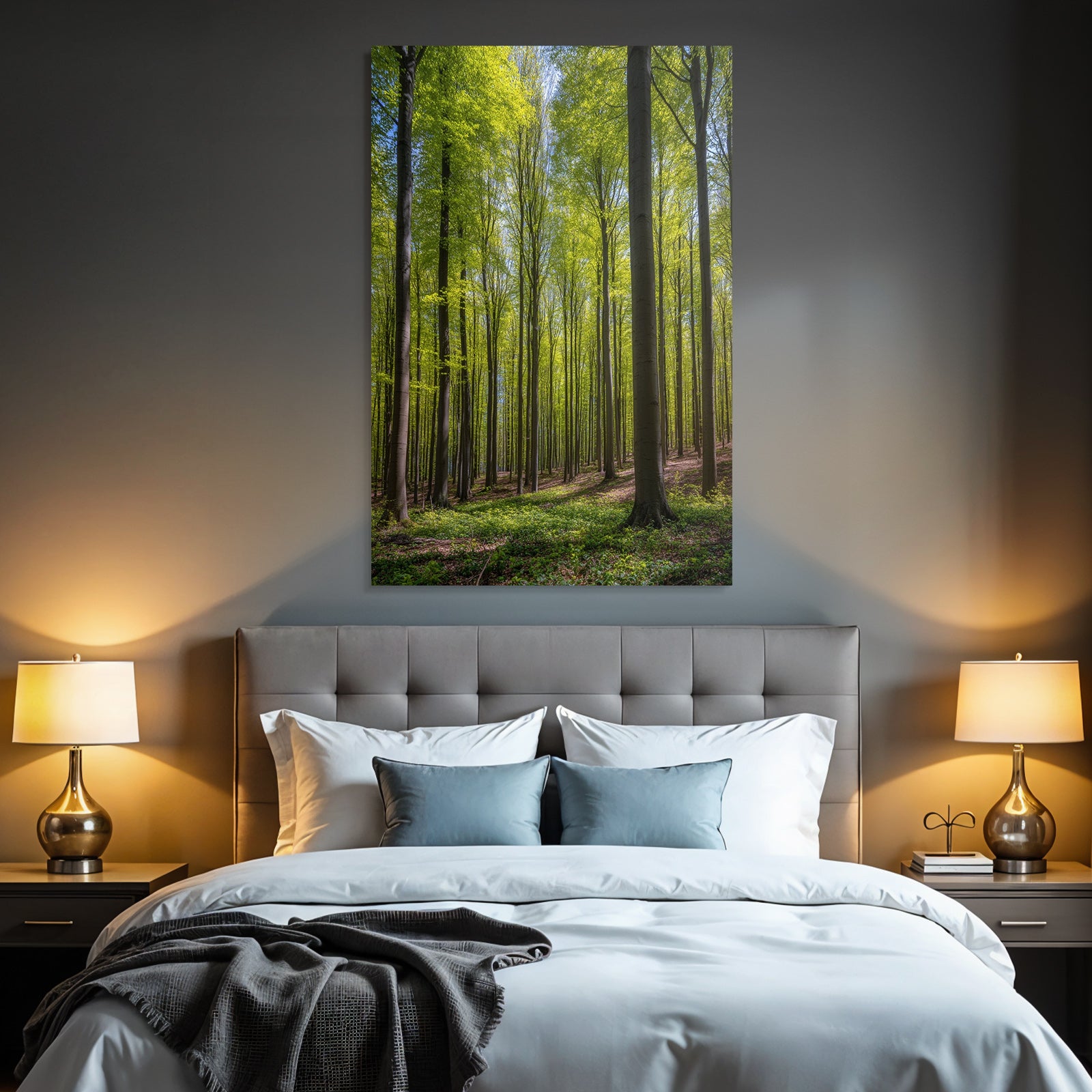Wälder Und Wiesen Lush Forest Scene Sunlight Canopy Nature Beauty