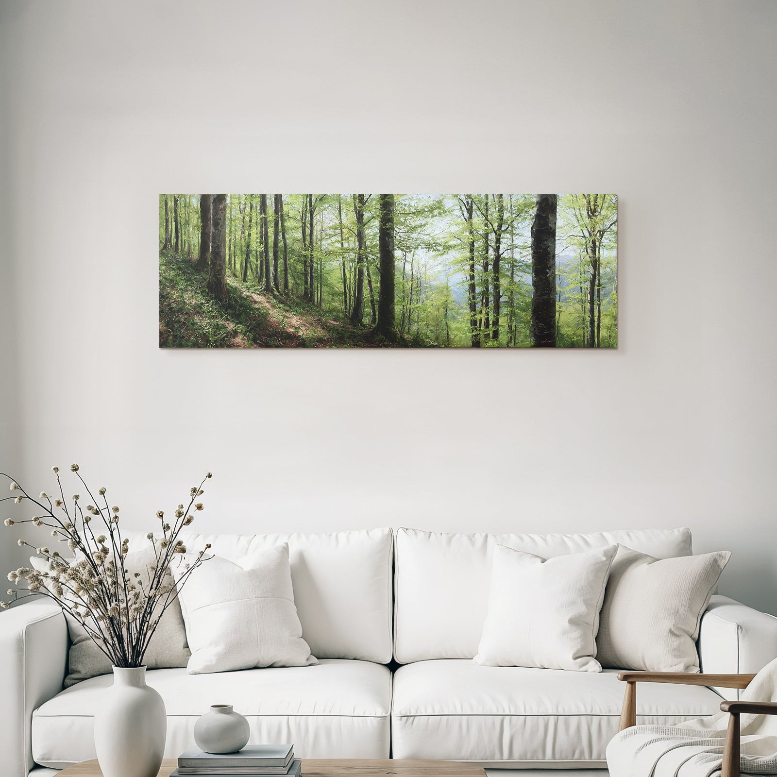 Forests and Meadows Lush Green Forest Scenes With Path Cover Slides Sunny Day