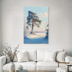 Winter Winter Landscape High Snow-covered Tree Peace In Nature