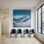 Winter Snow-covered Mountain Landscape Winter View Masterpiece