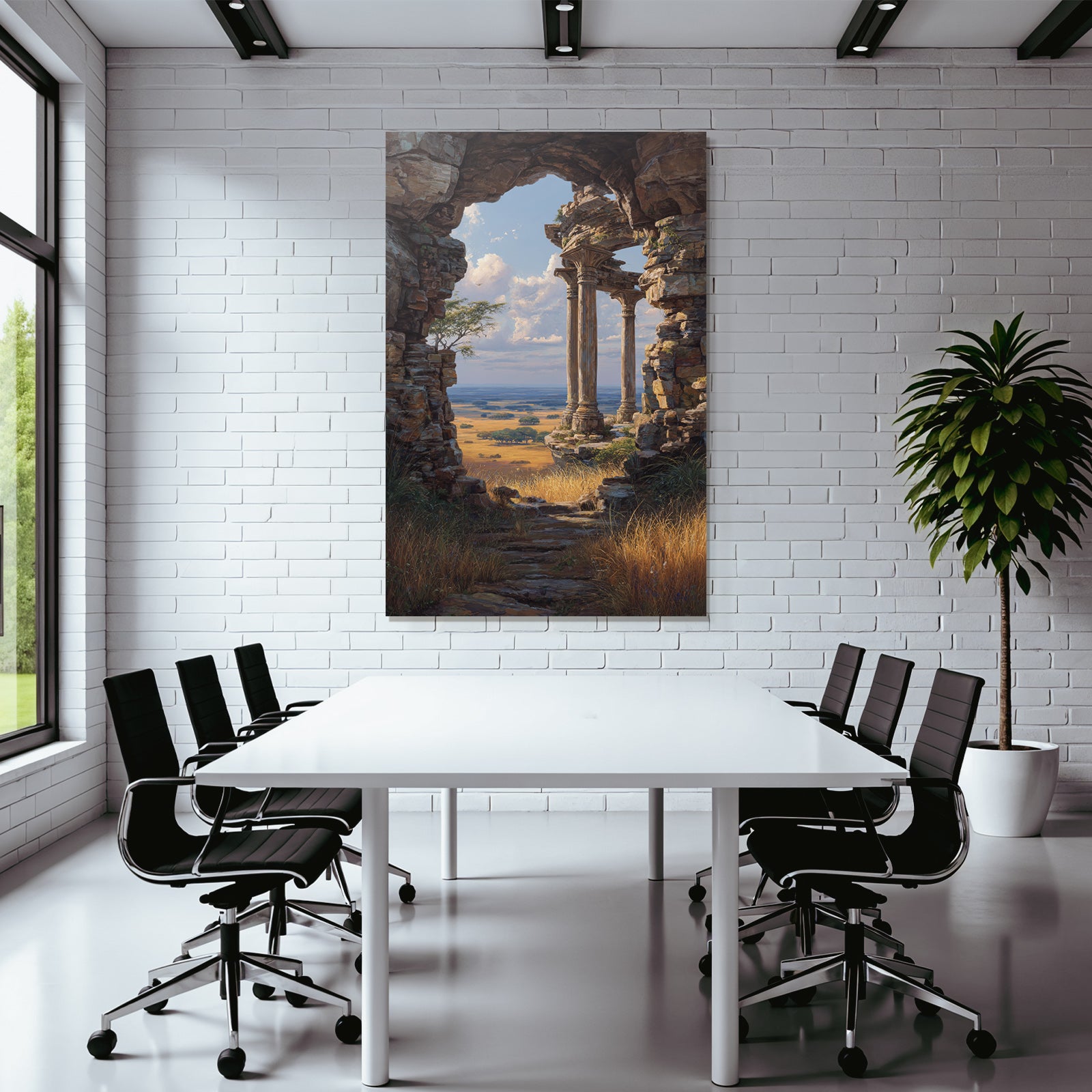 Desert Ancient Architecture Scenic Landscape View