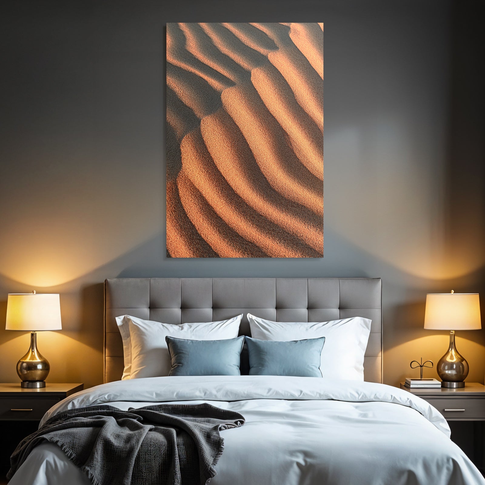 desert sand dunes closeup pattern texture exposure