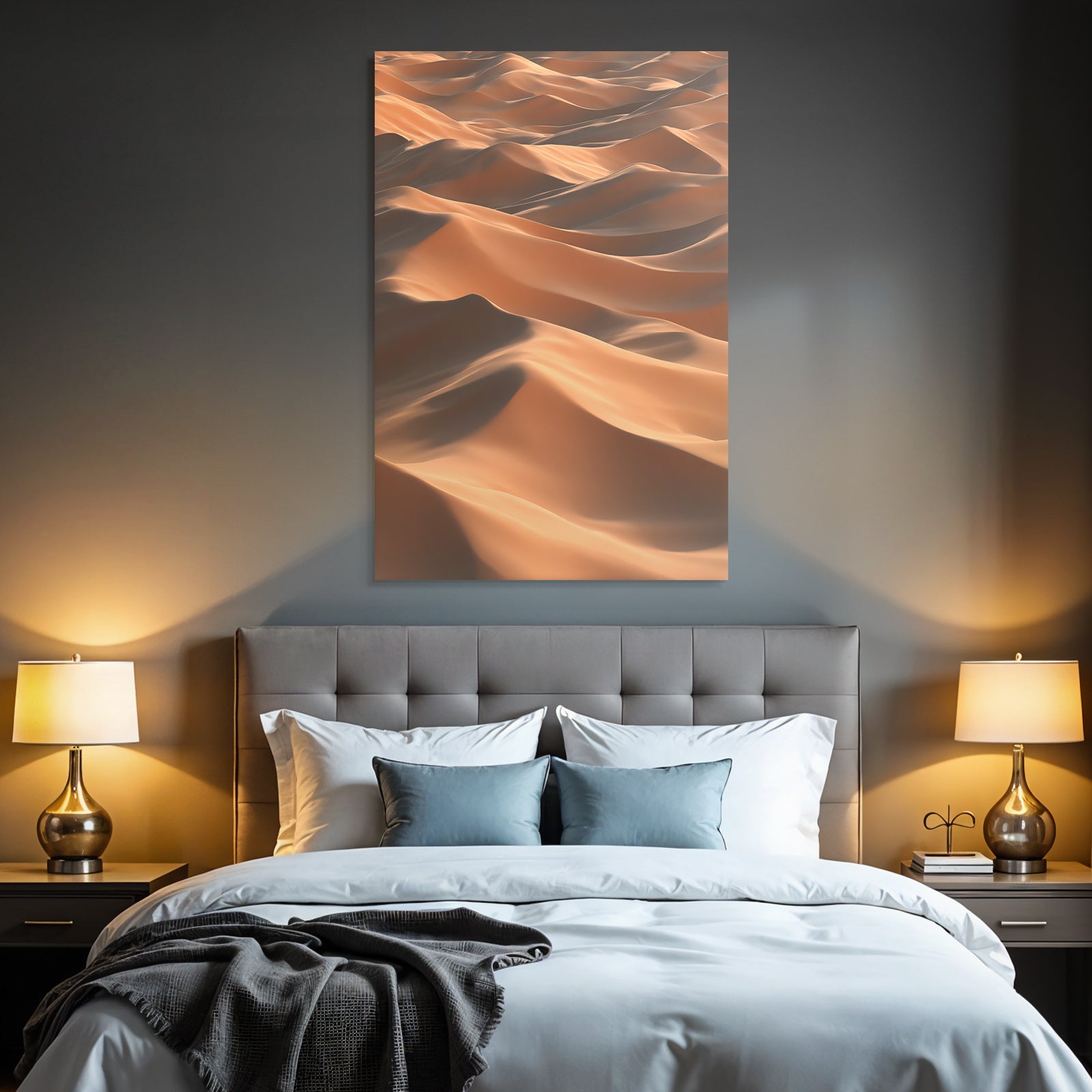 Desert sand dunes landscape