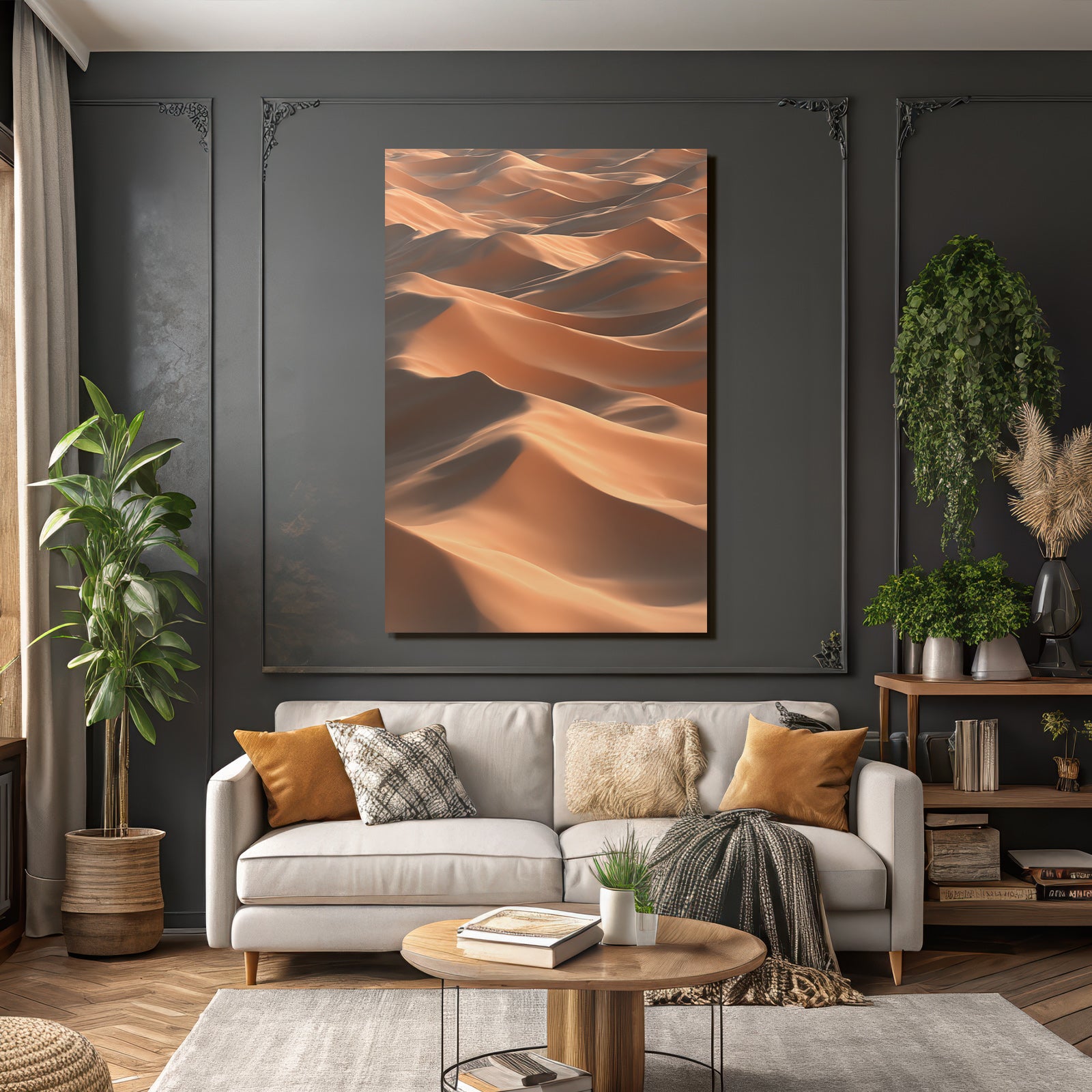 Desert sand dunes landscape