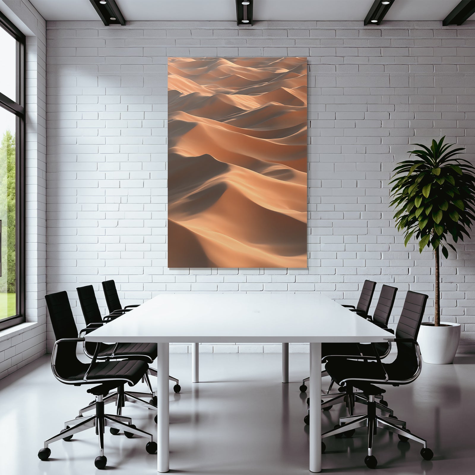 Desert sand dunes landscape
