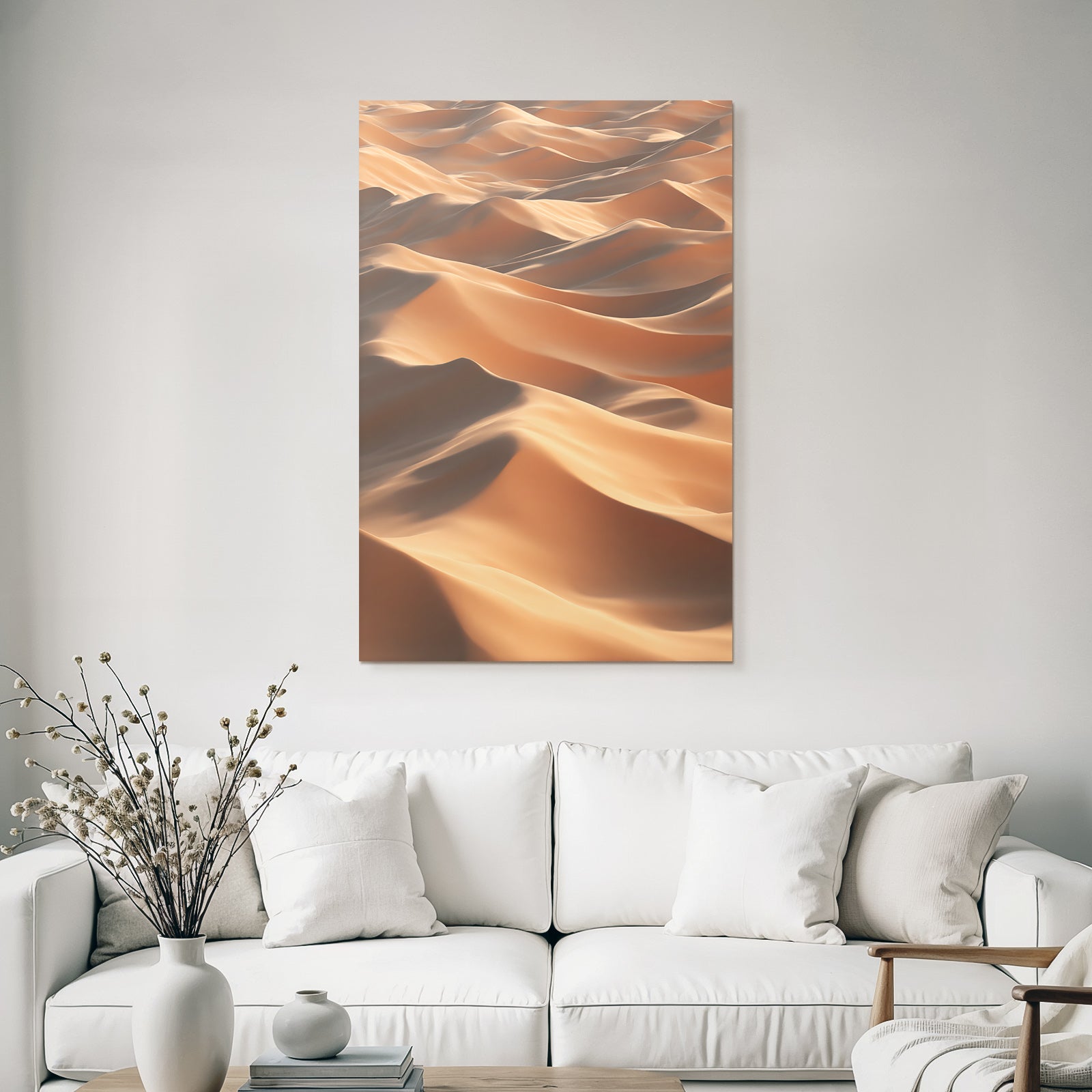 Desert sand dunes landscape