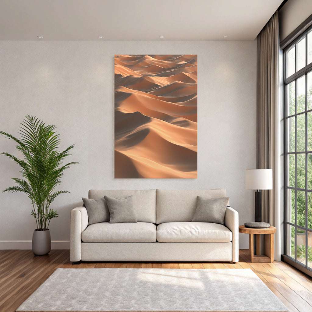 Desert sand dunes landscape