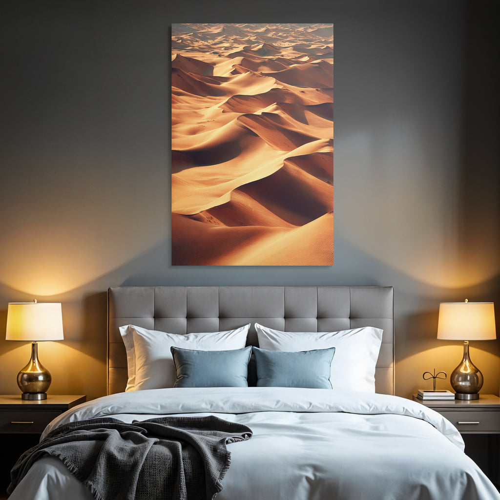 Desert Sand Dunes Wind Pattern Sand Texture Desert Nature Beauty
