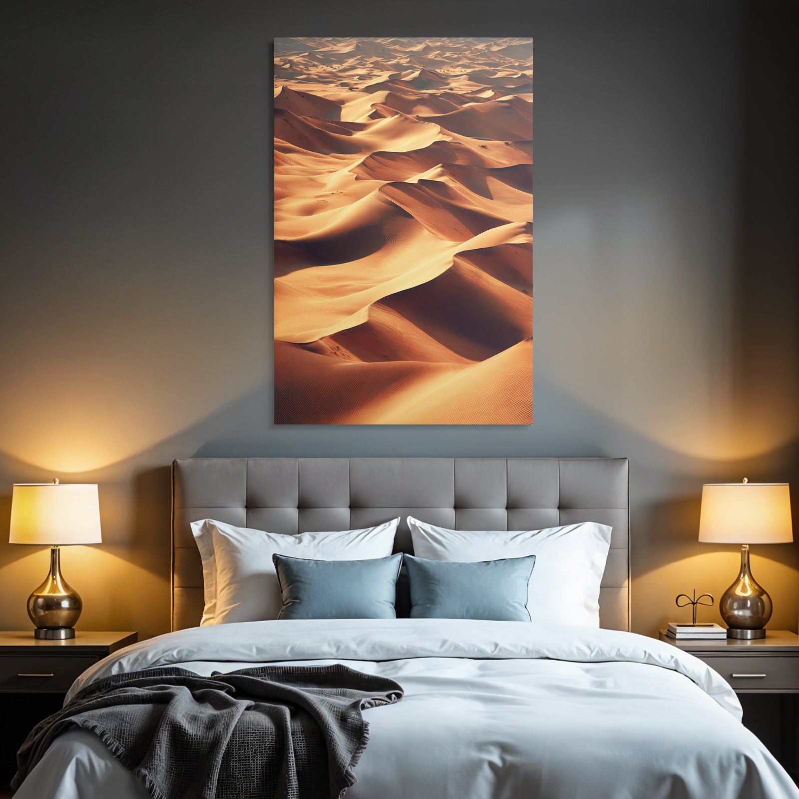 Desert Sand Dunes Wind Pattern Sand Texture Desert Nature Beauty