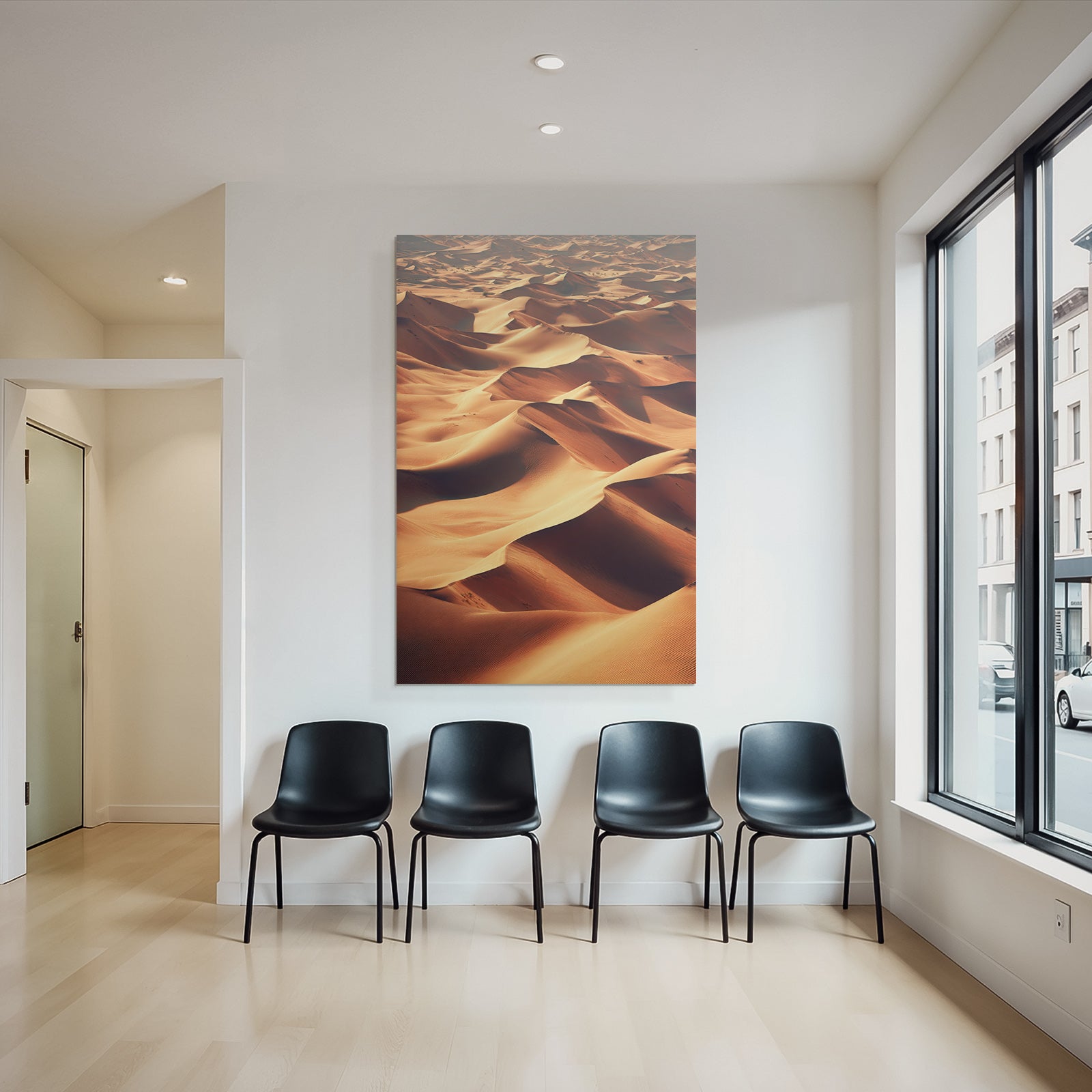Desert Sand Dunes Wind Pattern Sand Texture Desert Nature Beauty