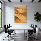 Desert sand dunes desert golden brown restlessness