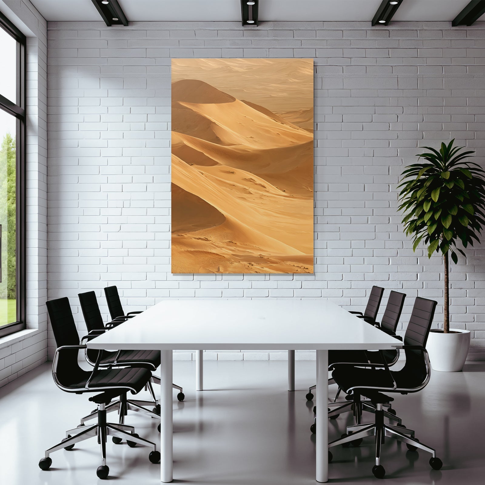 Desert sand dunes desert golden brown restlessness