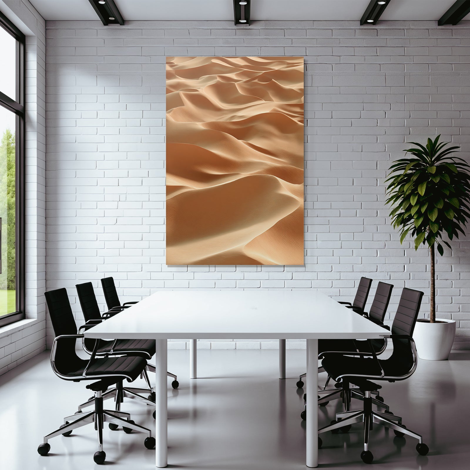 Desert sand dune landscape desert beige brown