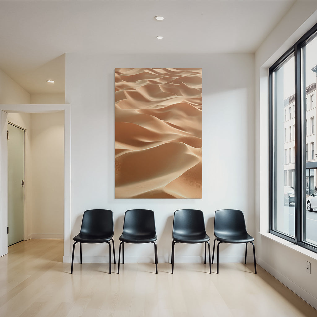 Desert sand dune landscape desert beige brown