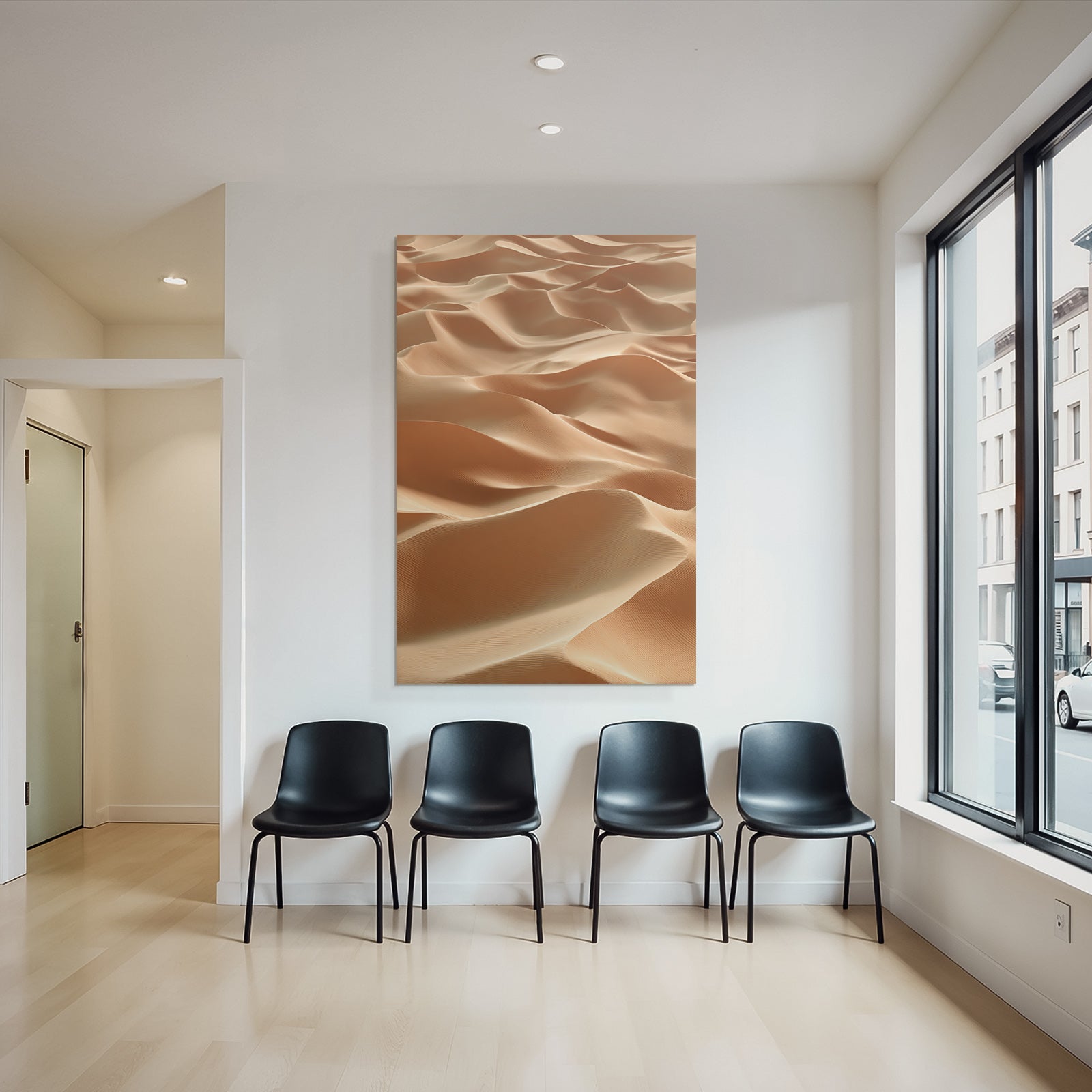Desert sand dune landscape desert beige brown