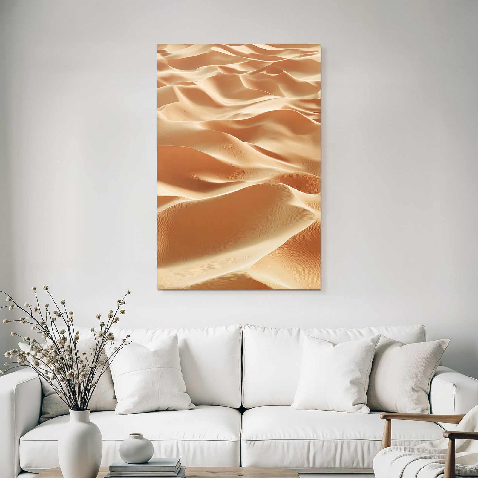 Desert sand dune landscape desert beige brown
