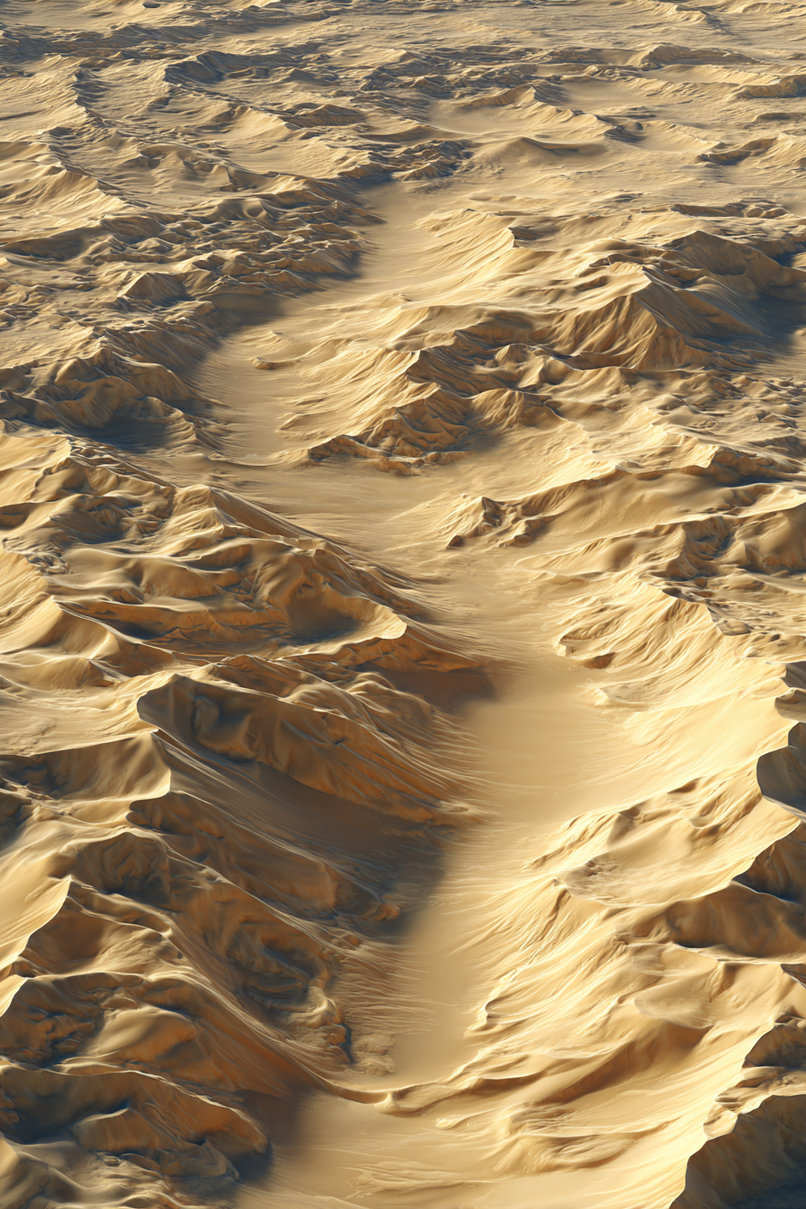 Wüsten Sanddünenlandschaft Wüste Gold Beige | Wuesten und Savanne | Landschaften