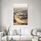 Vast Desert Landscape Golden Hour