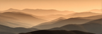 Wüsten Ruhige Landlandschaft Rollende Hügel Und Berge Orange Braun Morgens Nebel | Wuesten und Savanne | Landschaften
