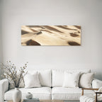 Desert sand dunes Detailed view High level of detail Windblown sand