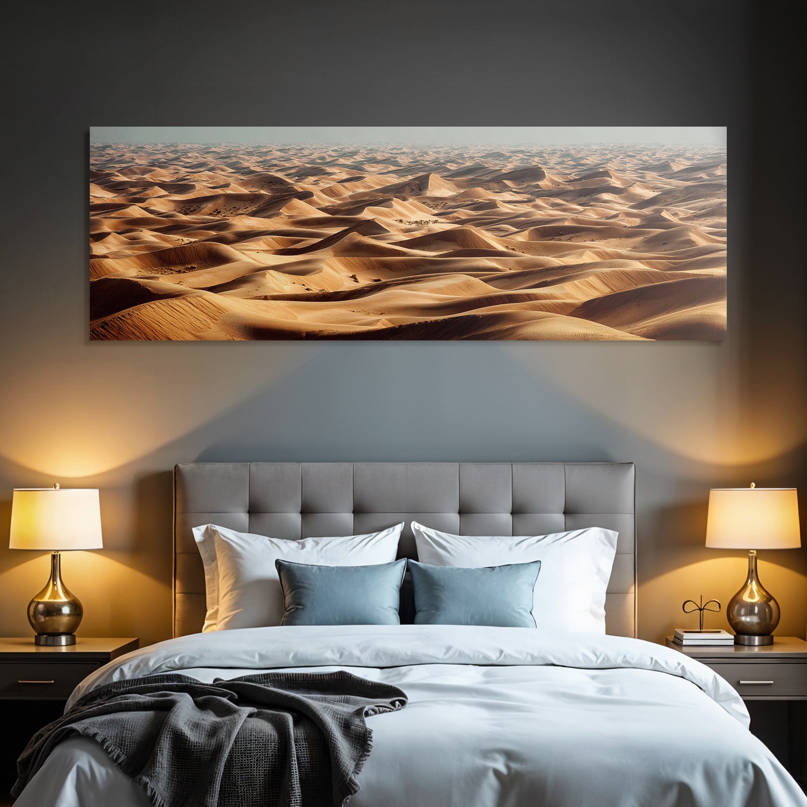 Desert sand dune landscape Desert expanse Sand texture