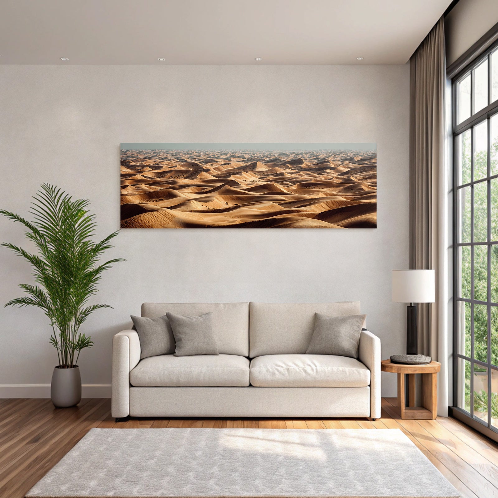 Desert sand dune landscape Desert expanse Sand texture