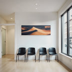 Desert sand dune landscape in sunlight