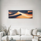 Desert sand dune landscape in sunlight